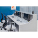MDD Alpa Modern Modular Reception Desk 96.6" x 37.2" ALP06