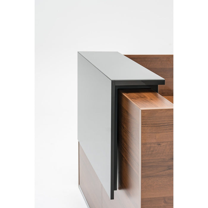 MDD Tera Modern Reception Desk - Straight 57.3" x 34.5" TRA16