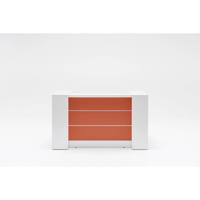 MDD Valde Modern Modular Reception Desk - Straight 75.8" x 36.8" LAV01L