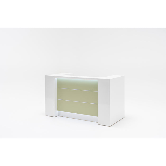 MDD Valde Modern Modular Reception Desk - Straight 75.8" x 36.8" LAV01L