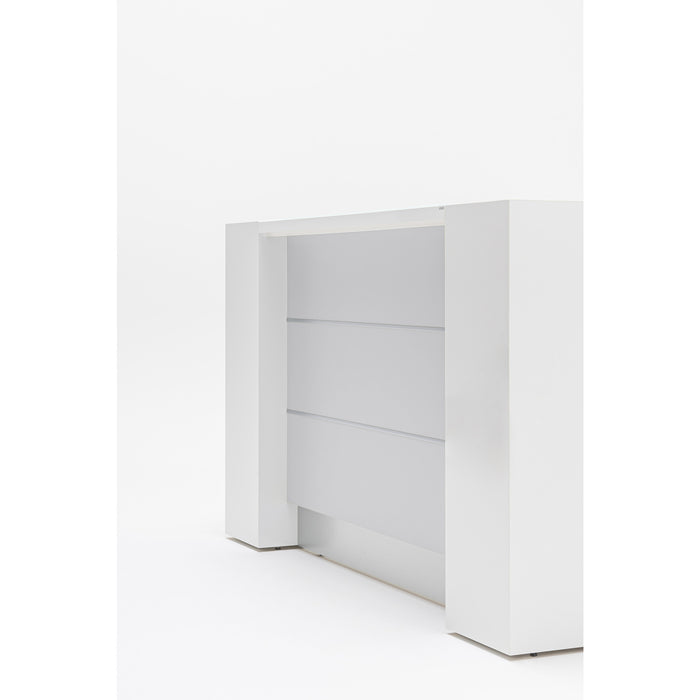 MDD Valde Modern Modular Reception Desk - Straight 75.8" x 36.8" LAV01L