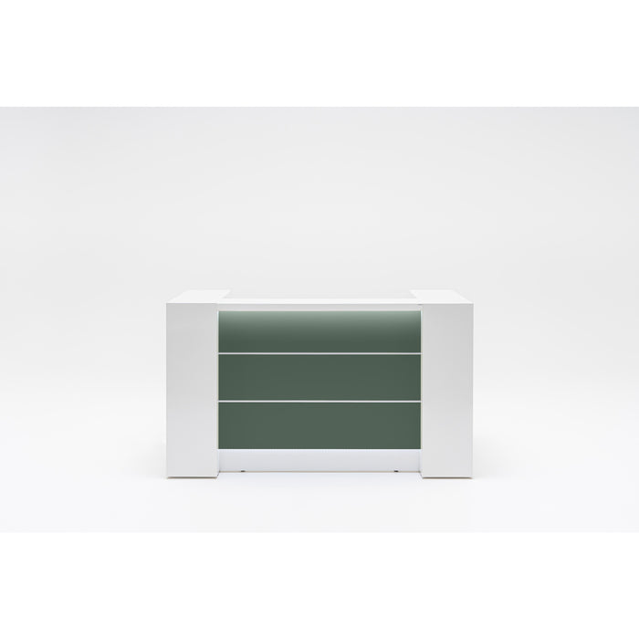 MDD Valde Modern Modular Reception Desk - Straight 75.8" x 36.8" LAV01L