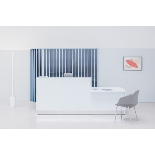 MDD Linea Modern Modular Reception Desk 104.3" x 45.2" LIN35L