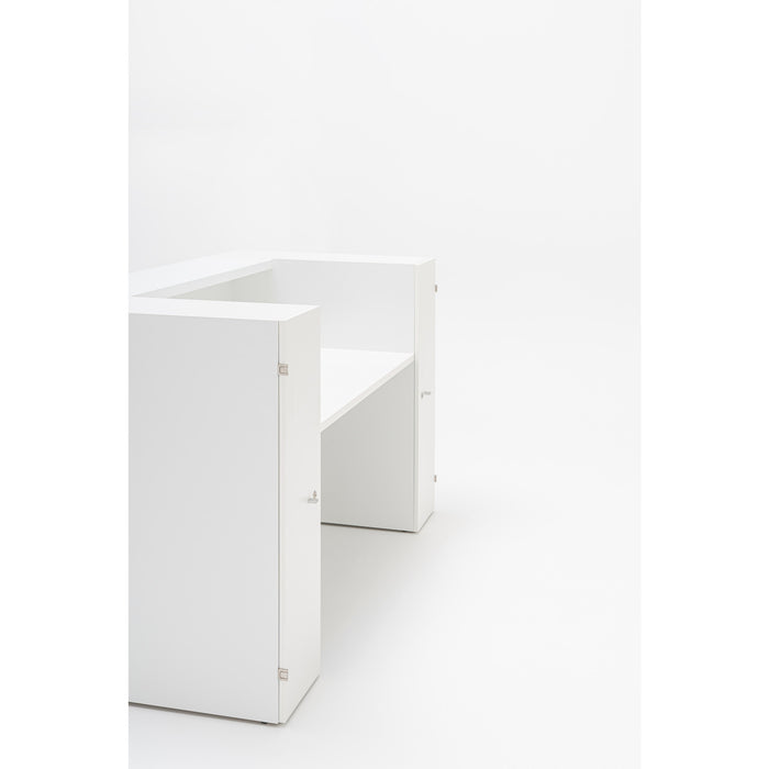 MDD Valde Modern Modular Reception Desk - Straight 75.8" x 36.8" LAV01L