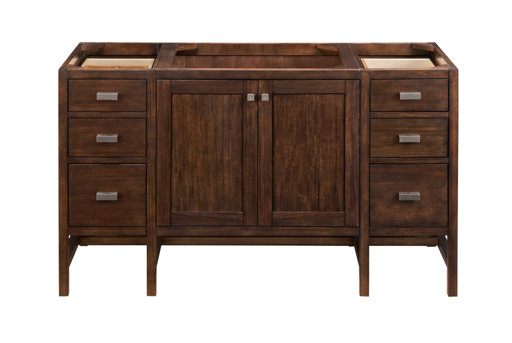 Addison 60" Single Vanity Cabinet, Mid-Century Acacia