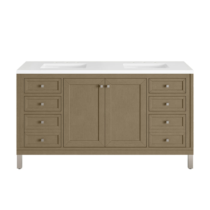 James Martin Vanities Chicago 60" Double Vanity