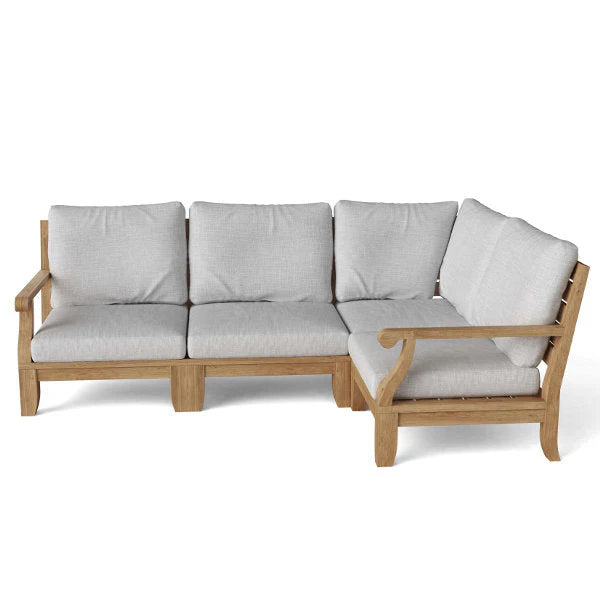 Anderson Teak Riviera Luxe 4-Pieces Modular Set Set-95