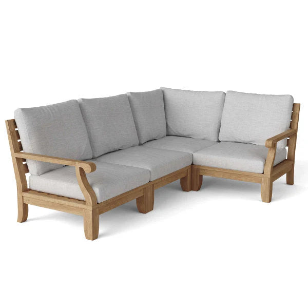 Anderson Teak Riviera Luxe 4-Pieces Modular Set Set-95