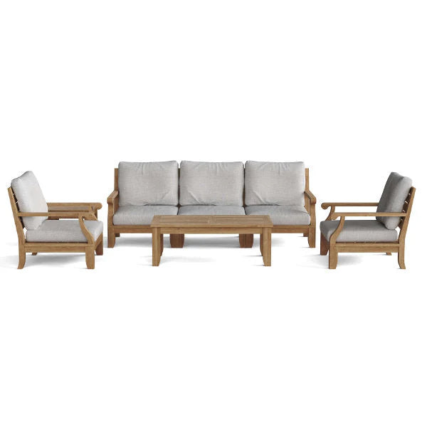 Anderson Teak Riviera Luxe 7-Pieces Modular Set With Rectangular Table B Set-97