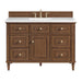 Lorelai 48" Single Vanity, Light Natural Oak, w/ 3 CM Tajnar Eclos Top w/FreePower Wireless Charger