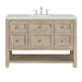 Breckenridge 48" Single Vanity, Smokey Celadon w/ 3 CM Victorian Silver Top w/FreePower Wireless Charger