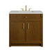 Bellshire 36" Single Vanity, Honey Oak w/ 3 CM Lime Delight Silestone Top
