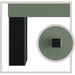 James Martin Vanities Part: Chicago Knobs and Legs Set for V30" and V36" in Matte Black