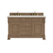 Brookfield 60" Double Vanity, Honey Oak, w/ 3 CM Siberian Silestone Top w/FreePower Wireless Charger