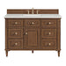 Lorelai 48" Single Vanity, Light Natural Oak w/ 3 CM Victorian Silver Silestone Top