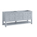 Breckenridge 72" Double Vanity, Light Natural Oak w/ 3 CM Parisien Bleu Top