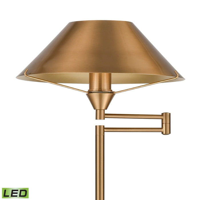 Elk Lighting Arcadia Aged Brass LED 1 Light Floor Lamp