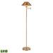 Elk Lighting Arcadia Aged Brass LED 1 Light Floor Lamp