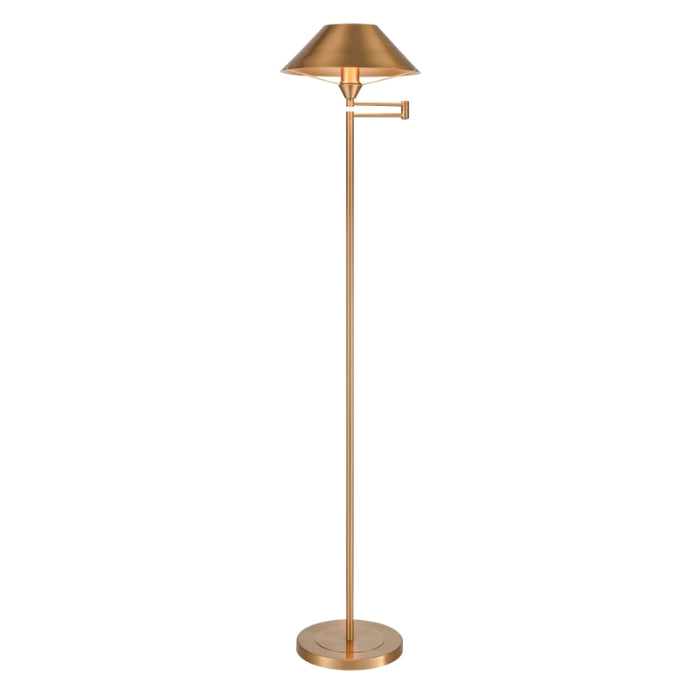 Elk Lighting Arcadia Aged Brass LED 1 Light Floor Lamp