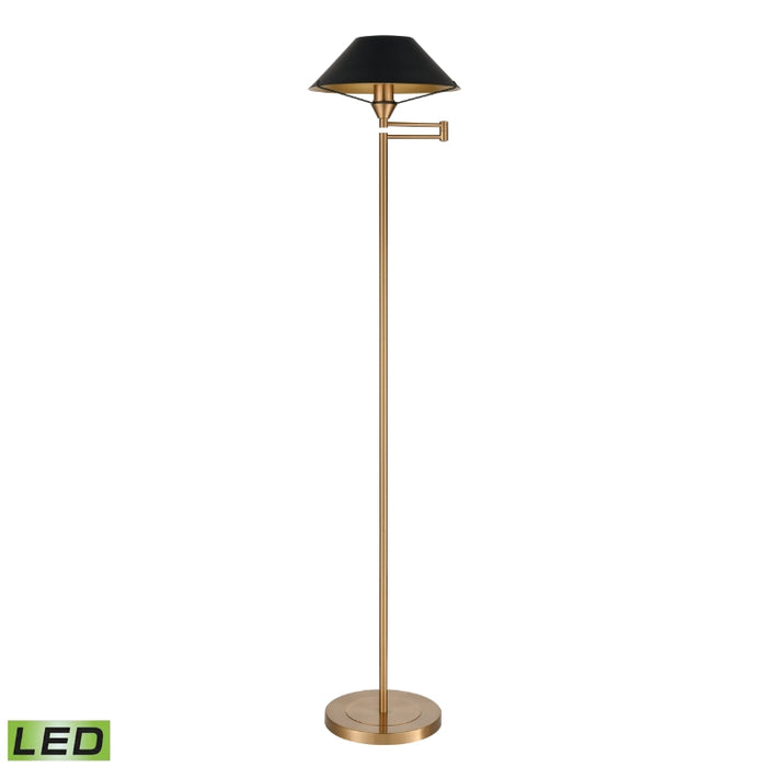 Elk Lighting Arcadia Aged Brass LED 1 Light Floor Lamp