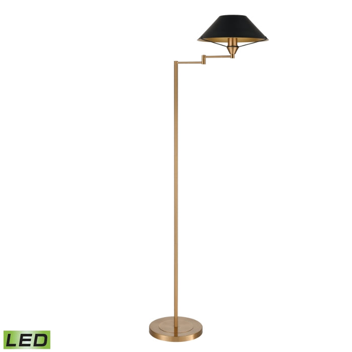 Elk Lighting Arcadia Aged Brass LED 1 Light Floor Lamp