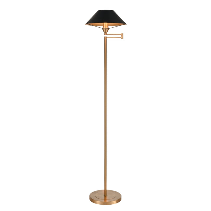 Elk Lighting Arcadia Aged Brass LED 1 Light Floor Lamp