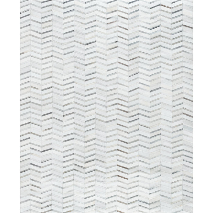 Pasargad Home Galaxy Collection Silver Cowhide Area Rug-12' 0'' X 15' 0'' ptx-4685 12x15