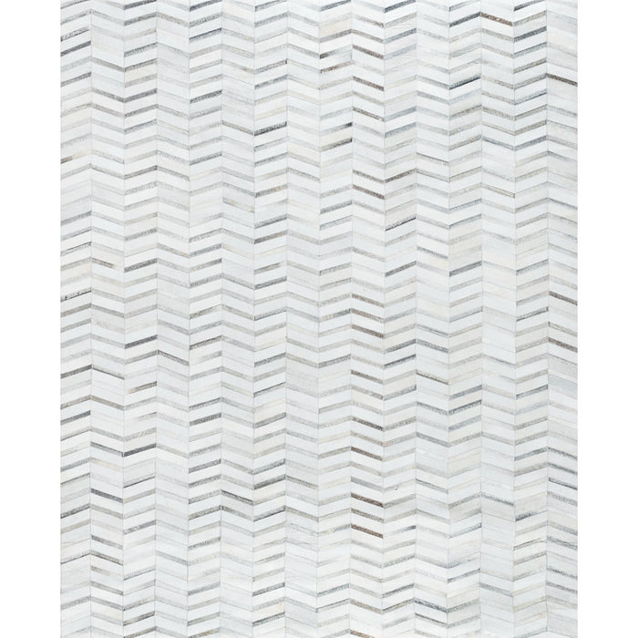 Pasargad Home Galaxy Collection Silver Cowhide Area Rug- 9' 0'' X 12' 0'' ptx-4685 9x12