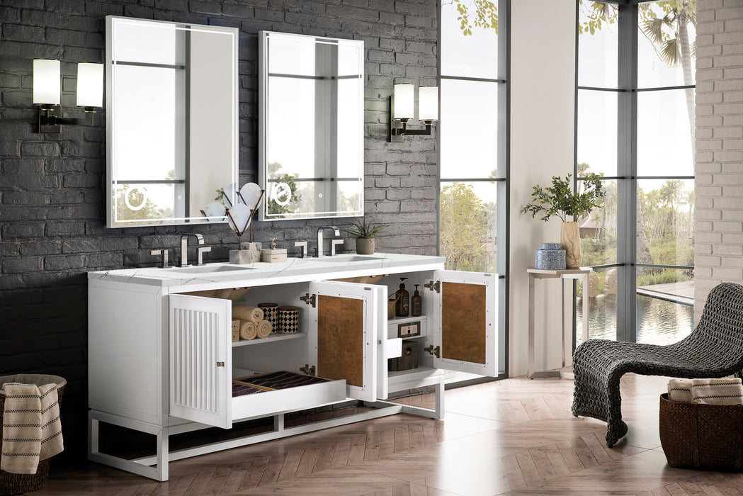 James Martin Athens 72" Double Bathroom Vanity