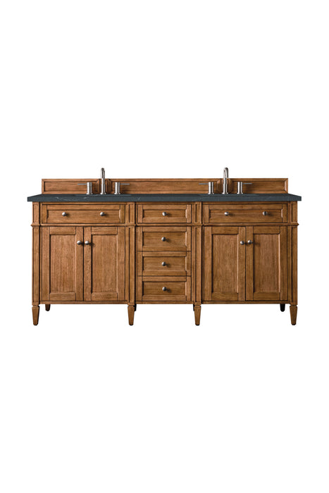 Brittany 72" Double Vanity Cabinet, Urban Gray