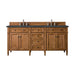 Brittany 72" Double Vanity Cabinet, Urban Gray