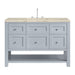 Breckenridge 48" Single Vanity, Smokey Celadon, w/ 3 CM Siberian Silestone Top