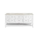 Breckenridge 72" Double Vanity, Whitewashed Oak w/ 3 CM Lime Delight Silestone Top