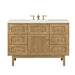 Laurent 48" Single Vanity, Light Natural Oak w/ 3 CM Lime Delight Top