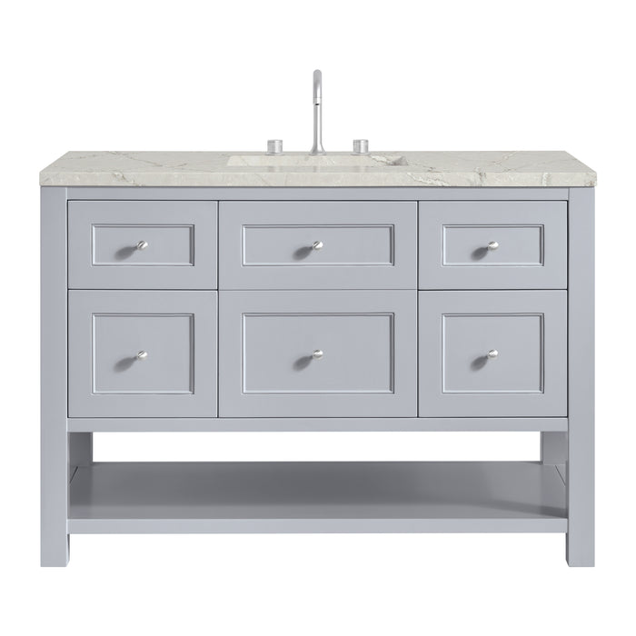 Breckenridge 48" Single Vanity, Smokey Celadon, w/ 3 CM Tajnar Eclos Top