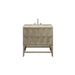 Emmeline 36" Single Vanity, Pebble Oak, w/ 3 CM Tajnar Eclos Top