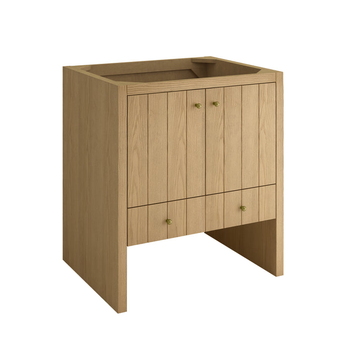Hudson 30" Single Vanity Cabinet, Light Natural Oak