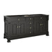 Brookfield 72" Double Vanity, Black Onyx