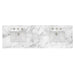 72" Double 3 CM Top, Carrara White w/ Sink