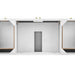 Chicago 60" Single Vanity, Walnut Whisper, w/ 3 CM Charcoal Soapstone Silestone® Top