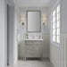 James Martin Brittany 30" Single Bathroom Vanity in Urban Gray, shown in a bathroom setting