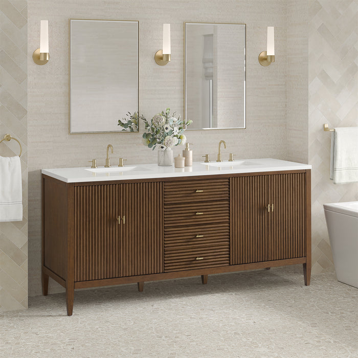 James Martin Vanities Myrrin 72" Double Vanity