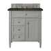 Brittany 30" Single Vanity, Urban Gray, w/ 3 CM Phantome Eclos Top