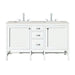 James Martin Addison 60" Double Bathroom Vanity