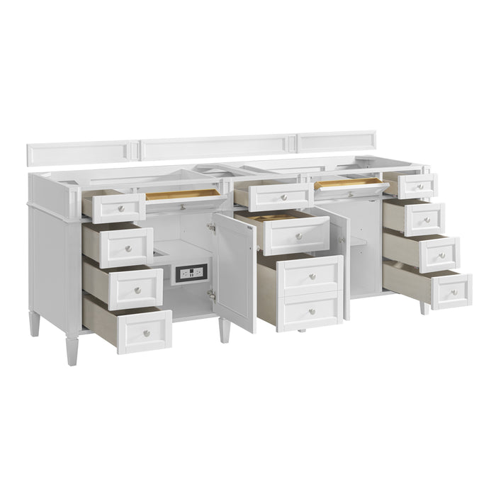 James Martin Vanities Brittany 84" Double Vanity