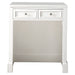 De Soto 30" Countertop Unit, Bright White w/ 3 CM White Zeus Silestone Top