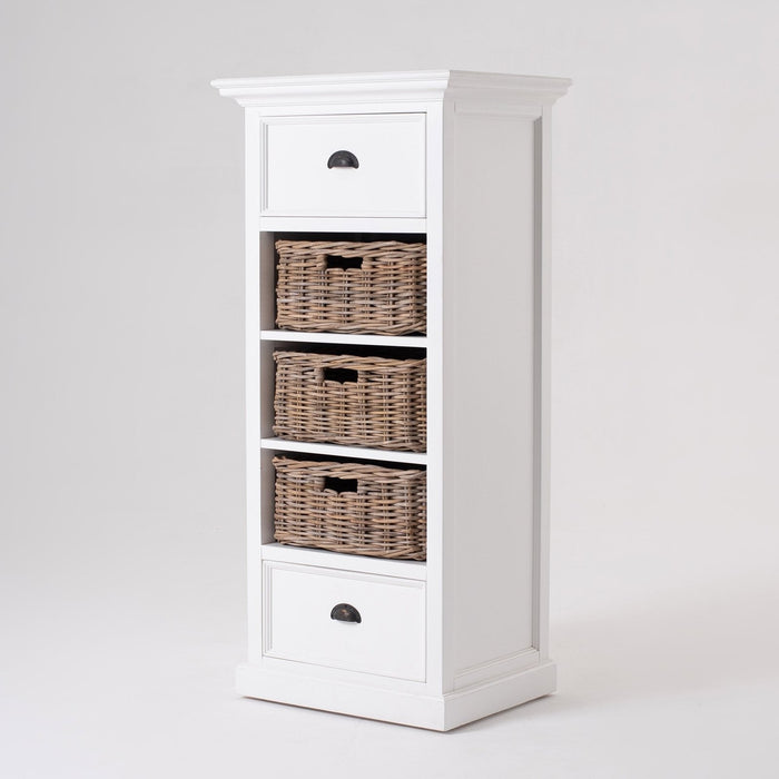 NovaSolo Halifax Grand Storage Tower Unit with Basket Set CA589L
