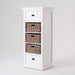 NovaSolo Halifax Grand Storage Tower Unit with Basket Set CA589L