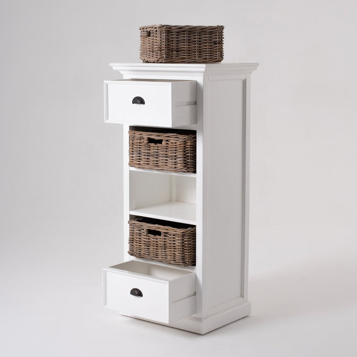 NovaSolo Halifax Grand Storage Tower Unit with Basket Set CA589L