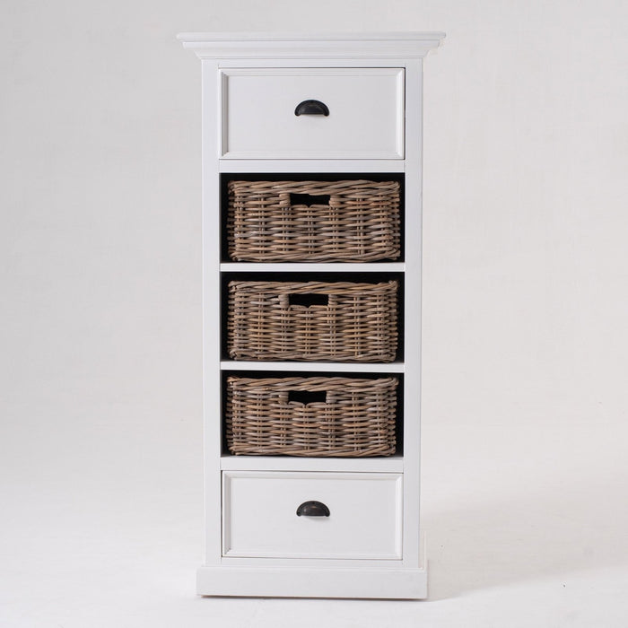 NovaSolo Halifax Grand Storage Tower Unit with Basket Set CA589L